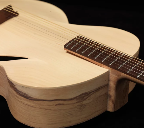 Maxwell redesignoval tradiční kytaru za použití digitální technologie a kompozitních materiálů