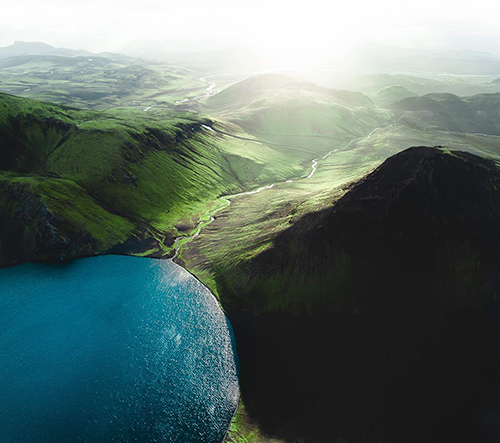 Gabor Nagy fotí dechberoucí záběry Islandu z ptačí perspektivy